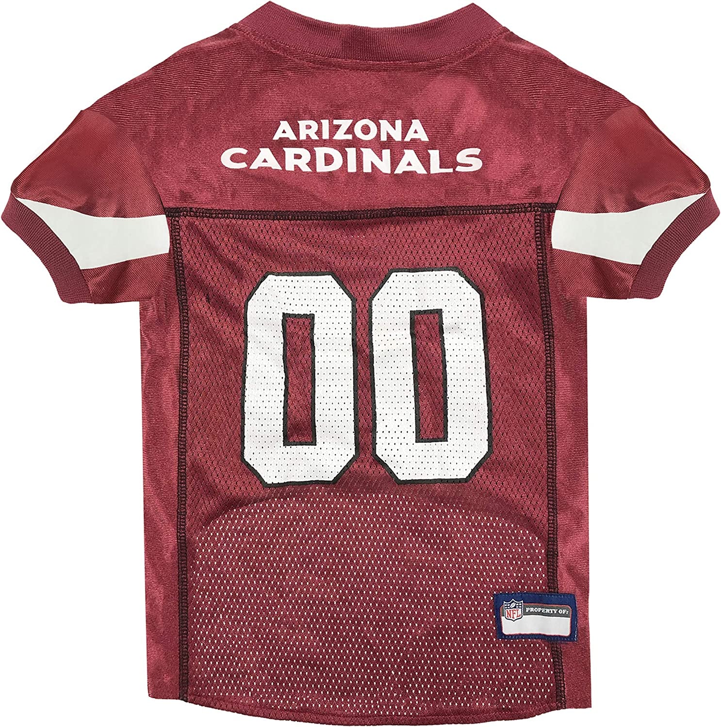 NFL Arizona Cardinals Dog Jersey, Size: Large. Best Football Jersey Costume for Dogs & Cats. Licensed Jersey Shirt